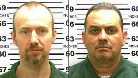 los dos asesinos fugados, Richard Matt y David Sweat Matan a uno de los dos asesinos fugados de Nueva York